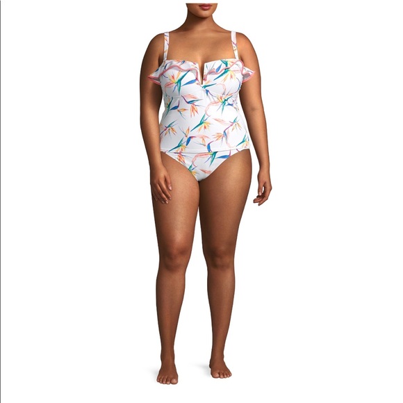 Time and Tru Tankini Swimsuit Top - Picture 5 of 5